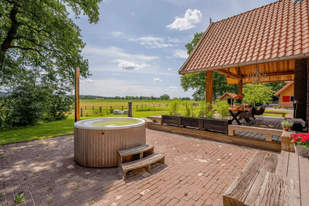 Landgoed vlier bubbelbad