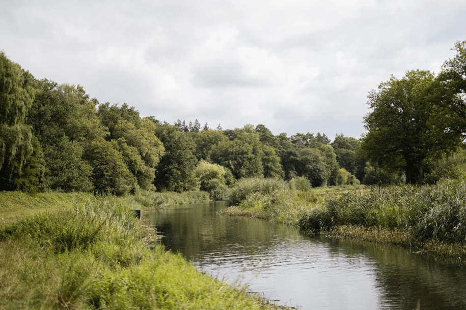 oeverlicht regge rivier